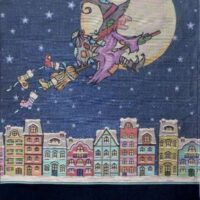 Asciugapiatti  chierese "befana rgb 2021" cm 50 x 70