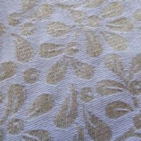 Tovaglietta chierese berries cm 90 x 90 argento o oro