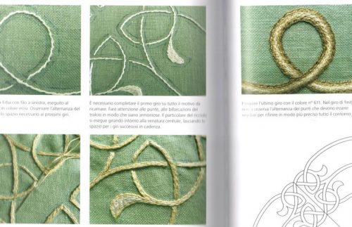 Ricamare in ars canusina: le trecce- manuale pratico teorico 1°volume - immagine 2