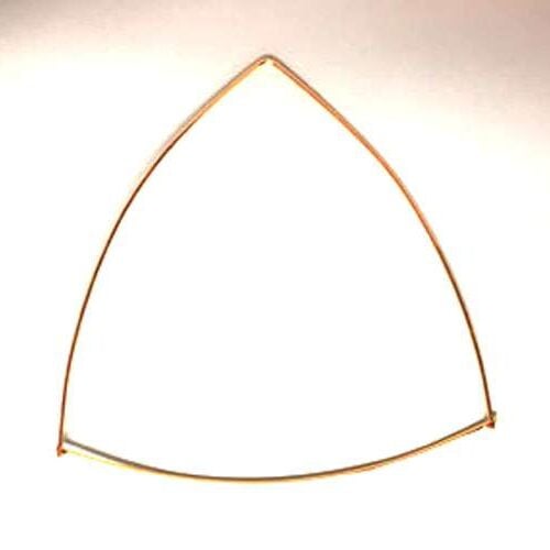 Sum47 Triangolo metallo cm 8,5 x 8 spessore 0,9 argento o oro