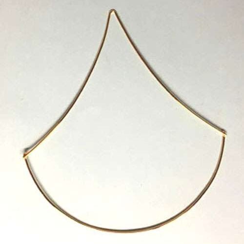 Sum48 Mezzaluna metallo cm 8,5 x 9,5 spessore 0,9 argento o oro