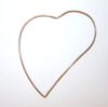 Strutture  in rame non lucidato spessore mm 1,5 : cuore - goccia e uovo - immagine 2