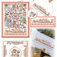 Lindner's  kreuzstiche  n°133  coffeeshop