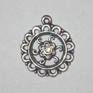 Charme in metallo ciondolo "forbici" cm 1,5 x 0,9 argento oppure oro