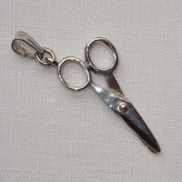 Charme in argento 925 ciondolo "forbici sarta" cm 3,1 x 1,5 by roberta dazzini
