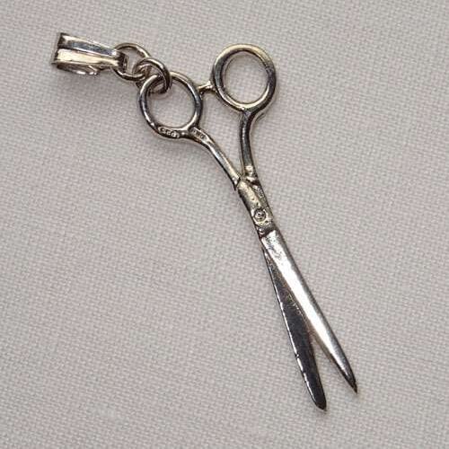 Charme in argento 925 ciondolo "forbici sarta lunghe " cm 4,1 x 1,6 by roberta dazzini