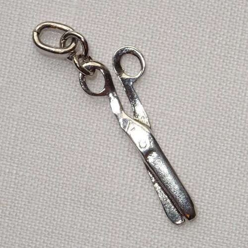 Charme in argento 925 ciondolo "forbici carta" cm 2,6 x 1,0 by roberta dazzini