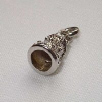 Charme in argento 925 ciondolo "ditale " cm 1,5 x 1,1 by roberta dazzini