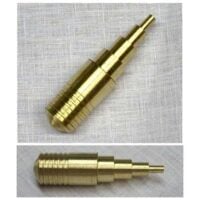Scaletta per hedebo t&d, in ottone da mm 3,5 a mm 15,5, tornito a mano made in italy