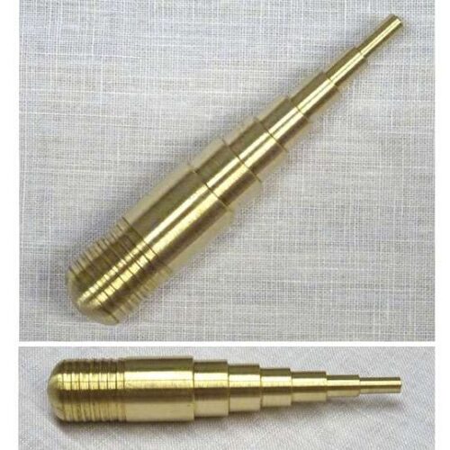 Scaletta per hedebo t&d, in ottone da mm 4 a mm 15, tornito a mano made in italy