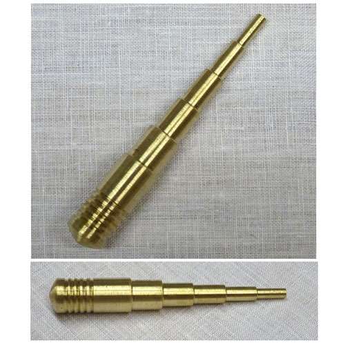 Scaletta per hedebo t&d, in ottone da mm 3,5 a mm 11, tornito a mano made in italy