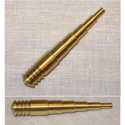 Scaletta per hedebo t&d, in ottone da mm 4,5 a mm 12, tornito a mano made in italy
