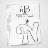 Lettera "n" struttura in argento 925  by roberta dazzini