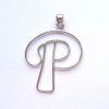 Lettera "p" struttura in argento 925  by roberta dazzini