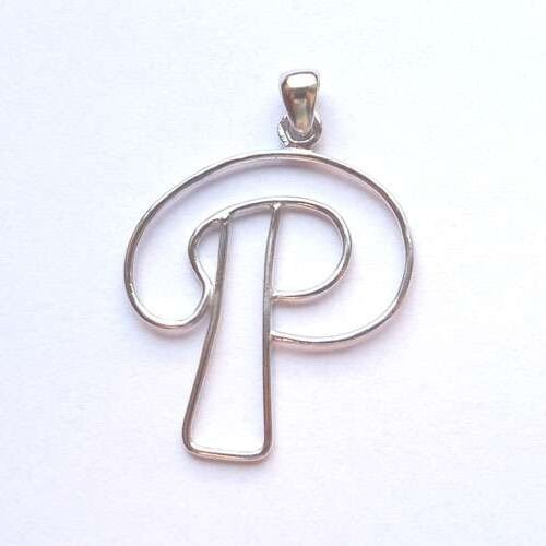 Lettera "p" struttura in argento 925  by roberta dazzini
