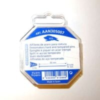 Spilli in acciaio al carbonio  mm 0,50 x 30  gr 50 con cuore puntaspilli