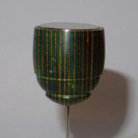 Calamita con spillone in legno multicolor 8° "tombolo e disegni"