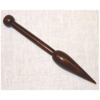 Fusello per arazzi  in  palissandro-rosewood cm 18/ tapestry bobbin