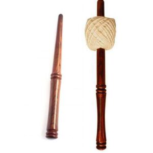 Nostepinne/ avvolgitori manuali per gomitoli cm 38/11" legno rosewood, lacis