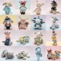 Amigurumi dolls, sachiyo ishii