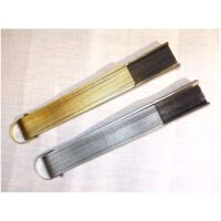 Struttura ventaglio legno crachele argento finale merletto 6,5