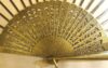Struttura ventaglio legno crachele oro goccia merletto 6,5 - immagine 3