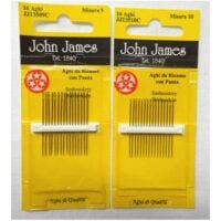 Aghi john james embroidery con cruna lunga n° 1-2-3-4-6-7-8-9-10