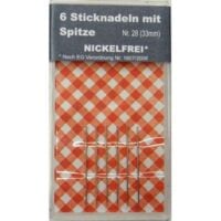 Aghi chenille (con punta) n° 28 nickel free
