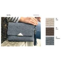 Kit pia bag/ borsa 19 x 24 x 5 colore marrone testa di moro ultimo pezzo