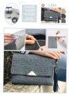 Kit pia bag/ borsa 19 x 24 x 5 colore marrone testa di moro ultimo pezzo