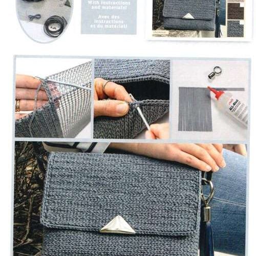 Kit pia bag/ borsa 19 x 24 x 5 colore marrone testa di moro ultimo pezzo