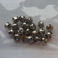 Campanellini mm 6, colore argento 24 pezzi