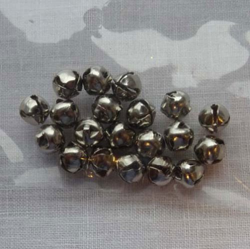Campanellini mm 6, colore argento 24 pezzi - immagine 2