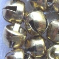 Campanellini mm 6, colore oro, 144 pezzi