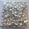 Campanellini mm 6 x 8  colore argento, 100 pezzi