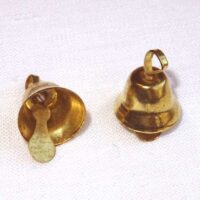Campanellina mm 8 x 11 colore oro, 10 pezzi