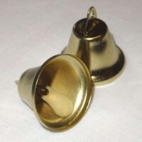 Campanellina mm 22,5 x 32 colore oro, 5 pezzi