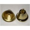 Campanellina mm 22,5 x 32 colore oro, 5 pezzi - immagine 2