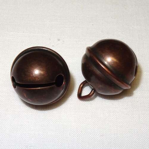 Campanellino mm 29 colore rame scuro
