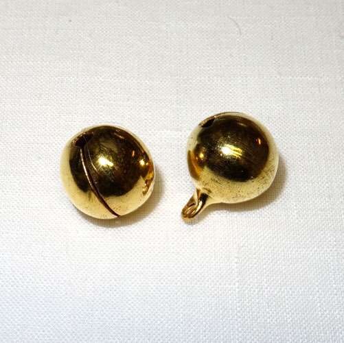 Campanellino mm 8 colore oro, 5 pezzi