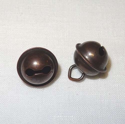 Campanellino mm 15-11-9 colore rame scuro