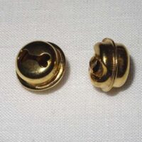 Campanellino mm 11,3 x 8,5 colore oro, 6 pezzi