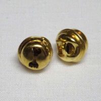 Campanellino mm 11,3 x 8,5 colore oro, 6 pezzi