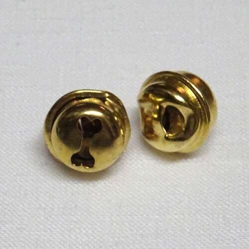Campanellino mm 11,3 x 8,5 colore oro, 6 pezzi