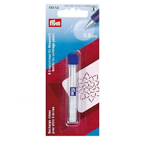 Mine 0,9 per matita portamine bianche, prym 610841