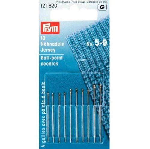 Aghi embroidery punta tonda con cruna tonda  misti  m°5/9, prym 121820