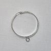 Anello regolabile con 1 anellino  da cm 1,7 a 2,3 - immagine 2