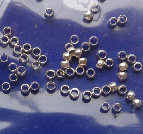 Schiaccini da mm 2/100 pezzi colore argento