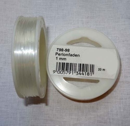 Filato di nylon trasparente mm 1/ mt 20