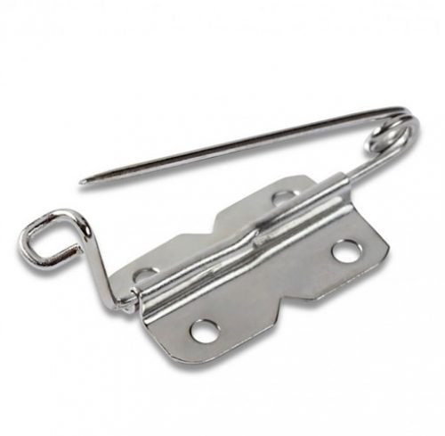 Spille per distintivi con piastrina mm 27/ 4 pezzi, prym 081405 - immagine 2